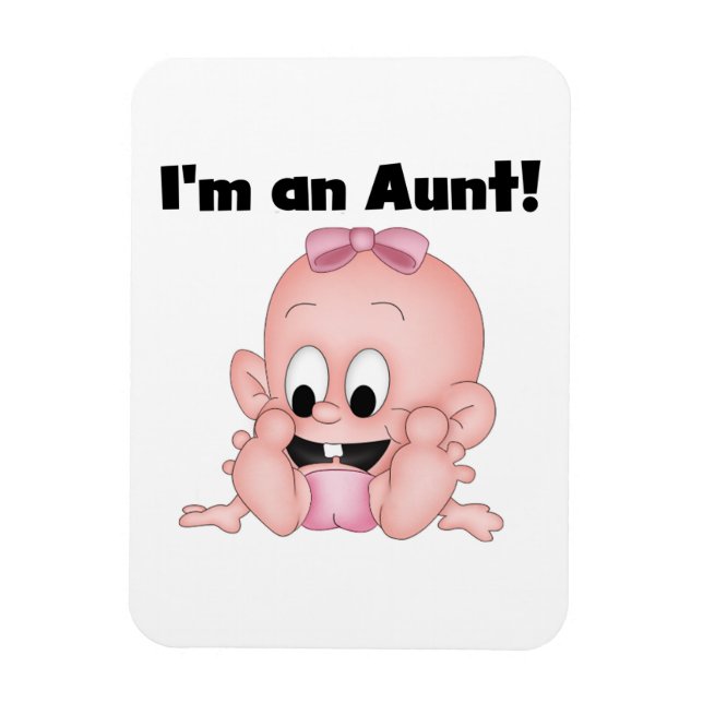 Magnet Flexible Tante des T-shirts et cadeaux de New Niece (Vertical)