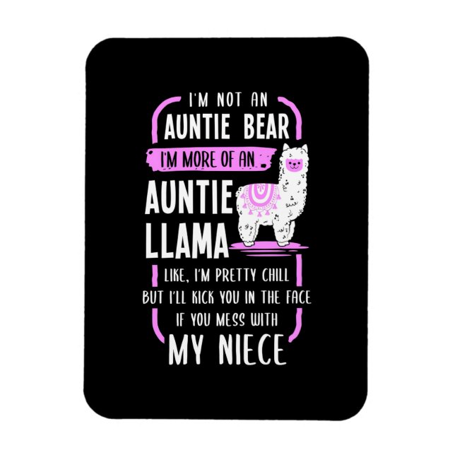 Magnet Flexible Tante Llama (Vertical)