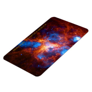 Magnet Flexible Tarantula Nebula Galaxy Bleu Brown