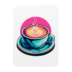 Magnet Flexible Tasse de cappuccino