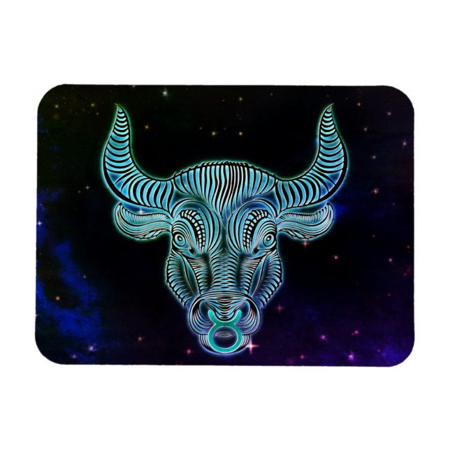 Magnet Flexible taurus l'aimant bull zodiaque (Horizontal)