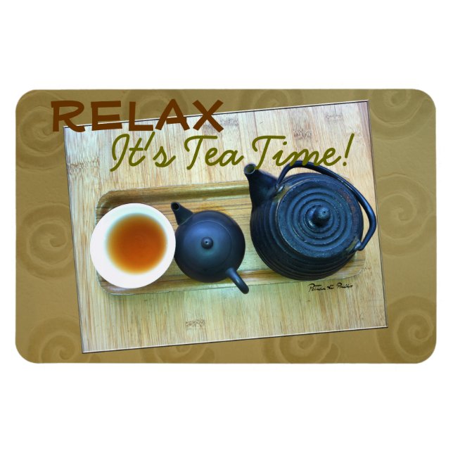 Magnet Flexible Tea Setting Photographe Overhead View (Horizontal)