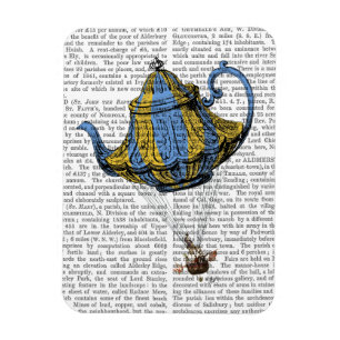 Magnet Flexible Teapot volant 3 bleu et jaune