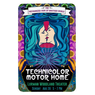 Magnet Flexible Technicolor Moteur Accueil Bois Baiser