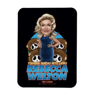 Magnet Flexible Ted Lasso   Rebecca Welton Bobblehead