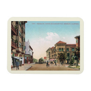 Magnet Flexible Telegraph Ave., Berkeley, Californie Style Vintage
