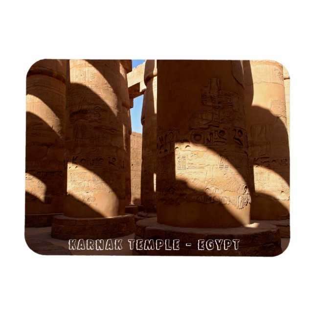 Magnet Flexible Temple de Karnak - Louxor, Égypte (Horizontal)