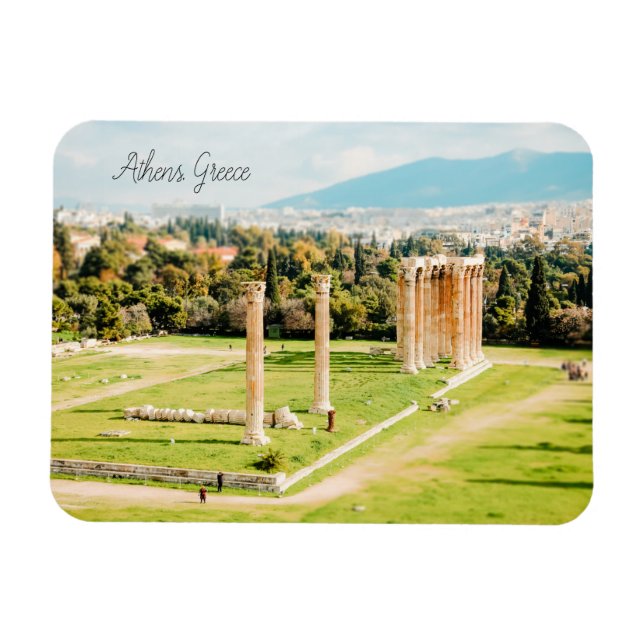 Magnet Flexible Temple de Zeus Olympien, Athènes (Horizontal)