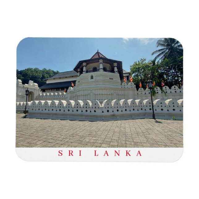 Magnet Flexible Temple Sri Lanka de la dent vue frigo aimant (Horizontal)