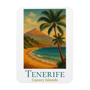 Magnet Flexible Tenerife Îles Canaries Mont Teide Île Espagnole