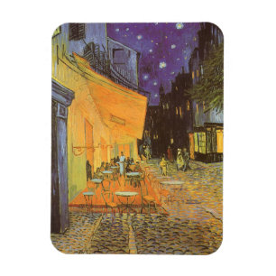 Magnet Flexible Terrasse du café la nuit de Vincent van Gogh