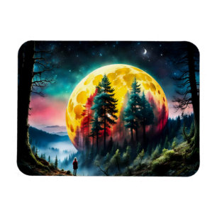 Magnet Flexible Terre de la lune de mise en scène