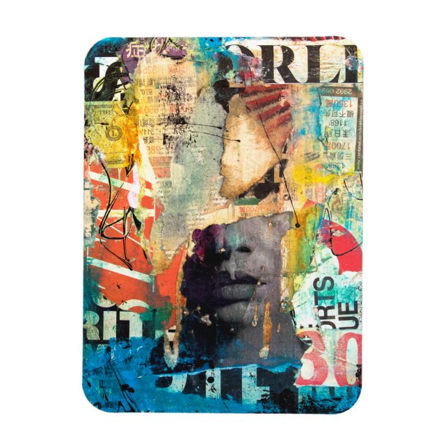 Magnet Flexible Tête de collage (Vertical)