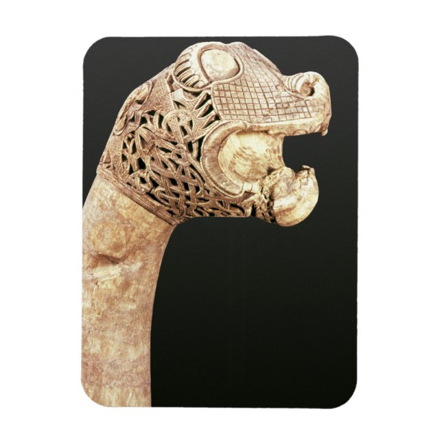 Magnet Flexible tête de figurine d'un long navire viking, trouvé à (Vertical)