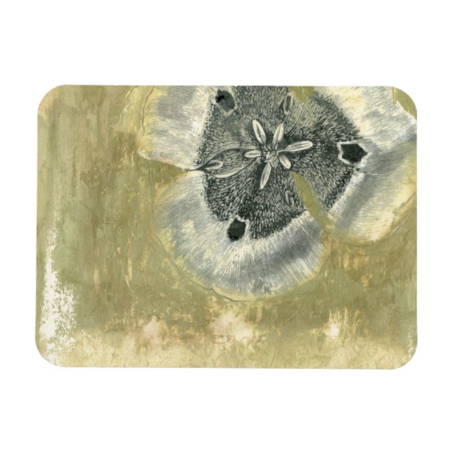 Magnet Flexible Tête de fleurs Abstraite de texture laquée (Horizontal)