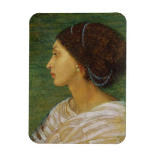 Magnet Flexible Tête d'une femme de mulâtre, 1861 (l'huile sur l