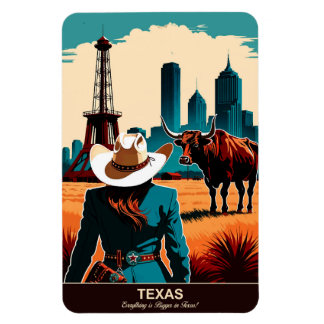 Magnet Flexible Texas : Tout est plus grand au Texas flexible