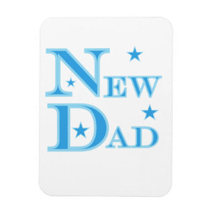 Magnet Flexible Texte Bleu Nouveau Cadeaux Papa