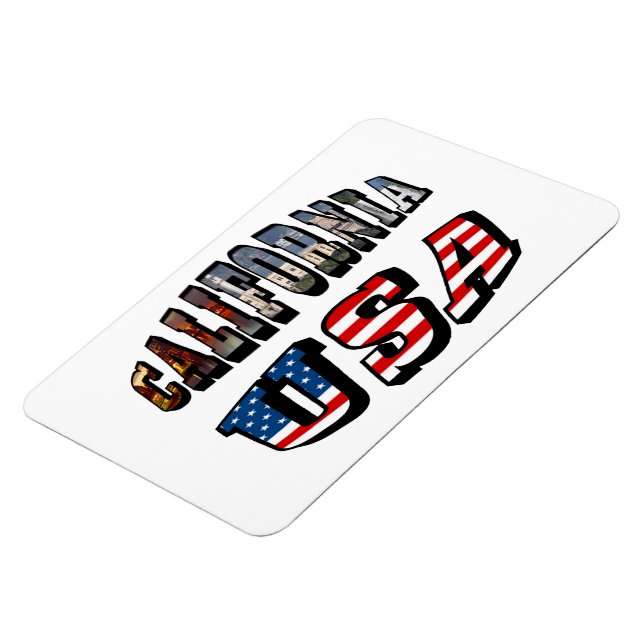 Magnet Flexible Texte du drapeau de la Californie (Côté Gauche)