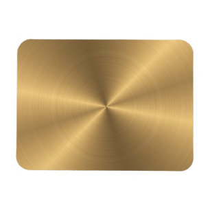 Magnet Flexible Texture radiale métallique personnalisée d'or