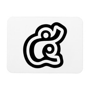 Magnet Flexible Thaïlande Numéro 5 / Cinq / ๕ (Haa/Ha) Script Thaï