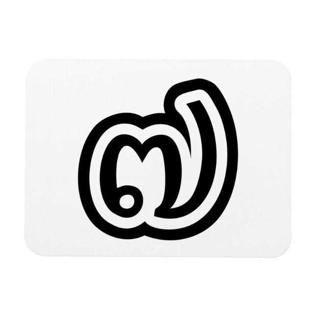Magnet Flexible Thaïlande Numéro 7 / Sept / ๗ (Jed/Chet) Thai (Horizontal)