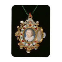 The Gresley Jewel, with miniature portraits of sir