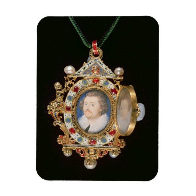 Magnet Flexible The Gresley Jewel, with miniature portraits of sir (Vertical)