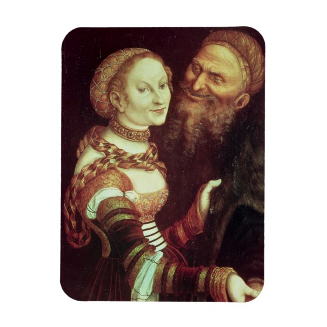Magnet Flexible The Lovesick Old Man, 1553 (huile sur panneau) (Vertical)