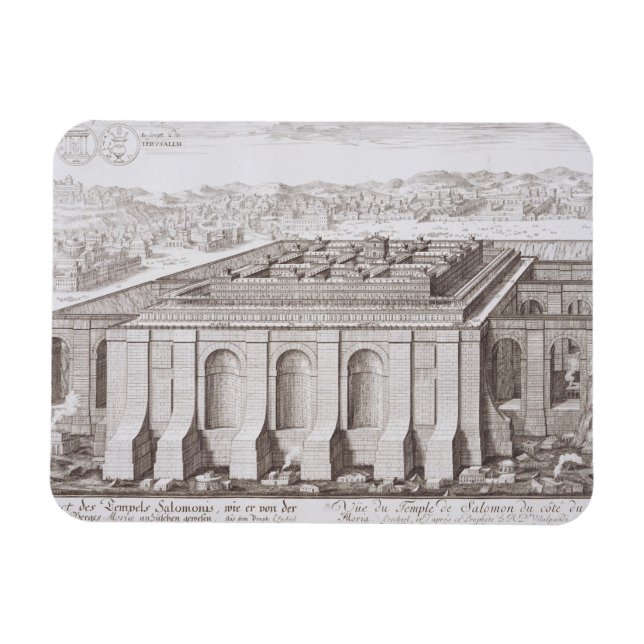 Magnet Flexible The Temple of Solomon, Jérusalem, from 'Design (Horizontal)