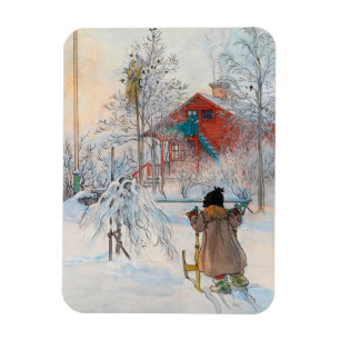 Magnet Flexible The Yard and Washhouse par Carl Larsson