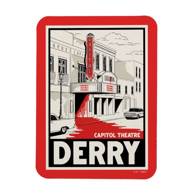 Magnet Flexible Théâtre Derry Capitol (Vertical)