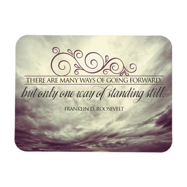 Magnet Flexible Theodore Roosevelt Citation Inspirationnelle "Debo (Horizontal)