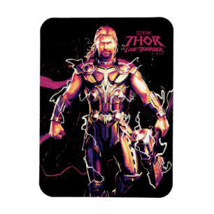Magnet Flexible Thor Illustrated Character Art