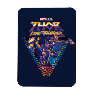 Magnet Flexible Thor : Love and Thunder Prismatic Triangle Graphic