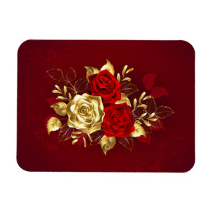 Magnet Flexible Three Jewelry Roses