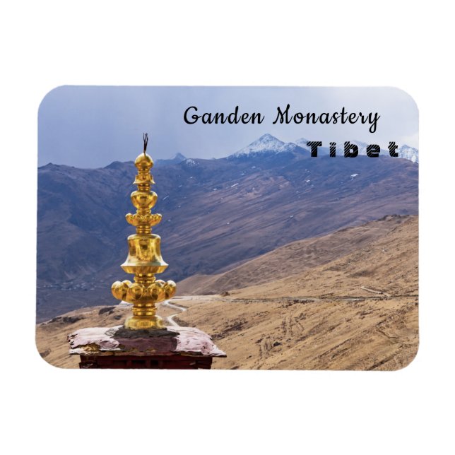 Magnet Flexible Tibet - Monastère bouddhique de Ganden (Horizontal)