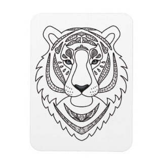 Magnet Flexible Tigre blanc inspiré