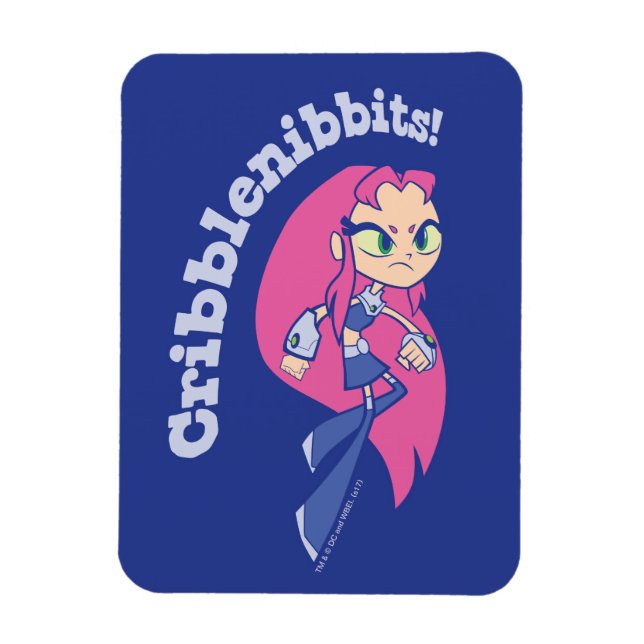 Magnet Flexible Titans Ados, partez ! | Starfire "Cribblenibbits!" (Vertical)
