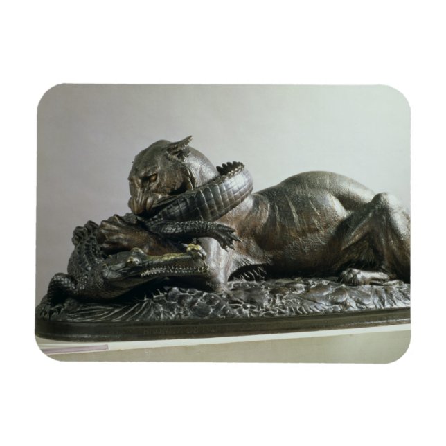 Magnet Flexible Tivouring à alligator, 1832 (bronze) (Horizontal)