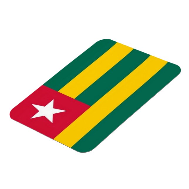 Magnet Flexible Togo - Drapeau (Côté Gauche)