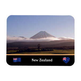 Magnet Flexible Tongariro, Vulcano et Nouvelle-Zélande /Aotearoa