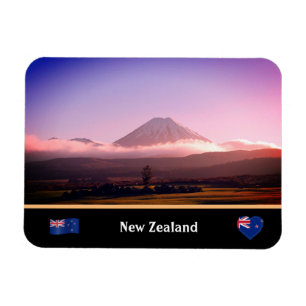 Magnet Flexible Tongariro, Vulcano et Nouvelle-Zélande /Aotearoa