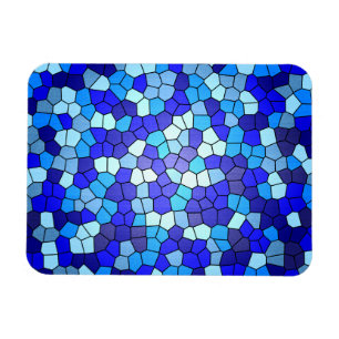 Magnet Flexible Tons de verre de couleur bleue par Shirley Taylor