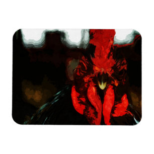 Magnet Flexible Top Rooster Abstrait