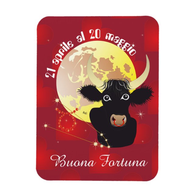 Magnet Flexible Toro 21 aprile al 20 maggio Premium Flexi Aimant (Vertical)