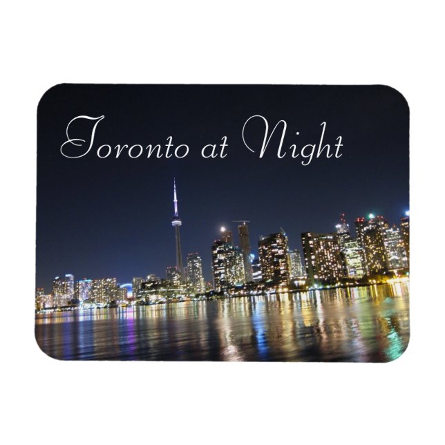Magnet Flexible Toronto à la nuit (Horizontal)