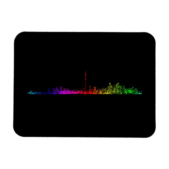 Magnet Flexible Toronto Rainbow (Horizontal)