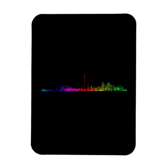 Magnet Flexible Toronto Rainbow (Vertical)