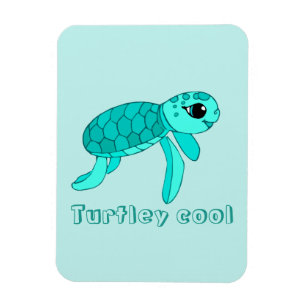 Magnet Flexible Tortue de mer cool Turtley